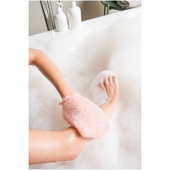Rico design háčkovacia bambulková priadza POMPON Print ružovo-biela