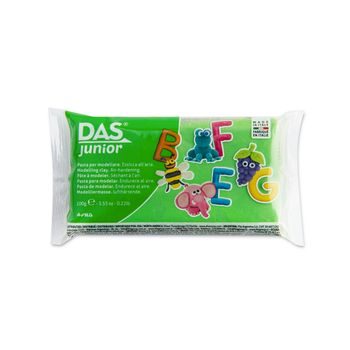 DAS Junior Self-hardening clay 100g light green