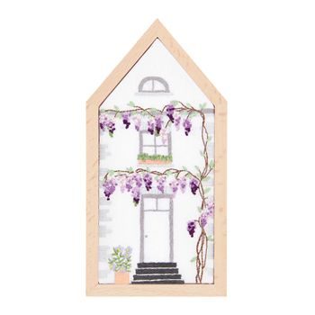 Embroidery kit decoration with a unicorn motif