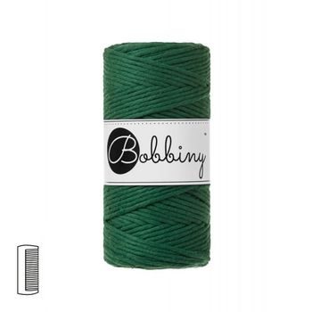 Bobbiny Macramé příze Regular 3mm Pine green