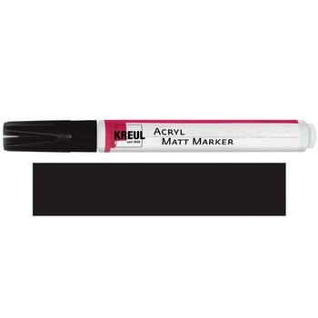 Marker acrilic KREUL medium negru mat