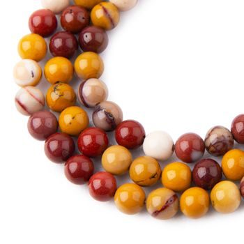 Mookaite Jasper beads 8mm