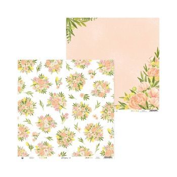 Set of double-sided papers for scrapbook 30x30cm 12 sheets P13 Good Night