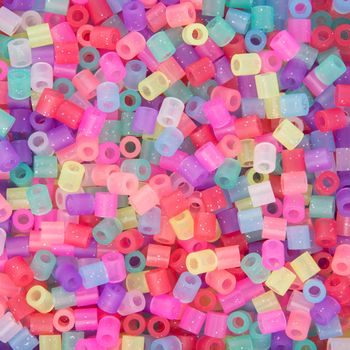 Ironing beads NABBI® 1100 pcs glitter colours