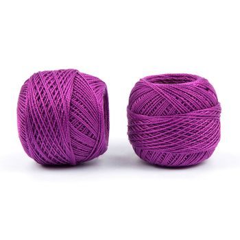 Pearl cotton thread purple