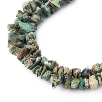 African Turquoise crystal chips 80cm