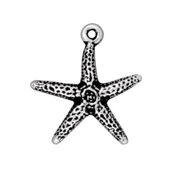 TierraCast pendant Seastar antique silver