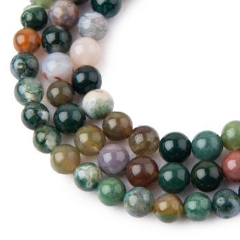 Indian Agate beads 8mm