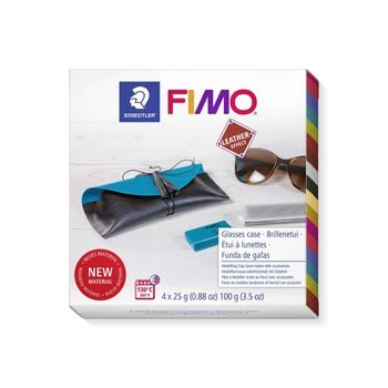 FIMO set Leather DIY Etui ochelari