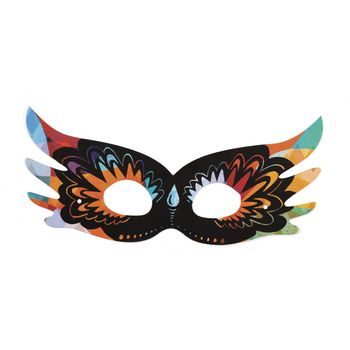 Scratch masks in the shape of a bird 3 pcs