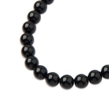 Preciosa perlă rotundă MAXIMA 6mm Crystal Magic Black