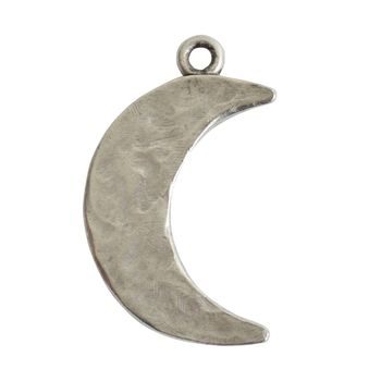 Nunn Design pendant organic half moon 29x19mm silver-plated