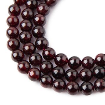 Garnet beads 8mm