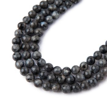 Larvikite beads 4mm