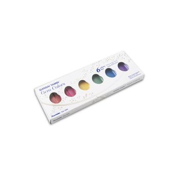 Aquarelle paints Kuretake WS Gansai Tambi Gem Colors set of 6pcs