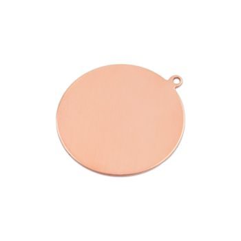 Copper cutout pendant circle ø40mm