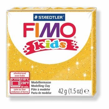 FIMO Kids 42g (8030-112) aurie cu sclipici