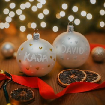 Manumi kreativní sada na dekorování vánočních ozdob stříbrná