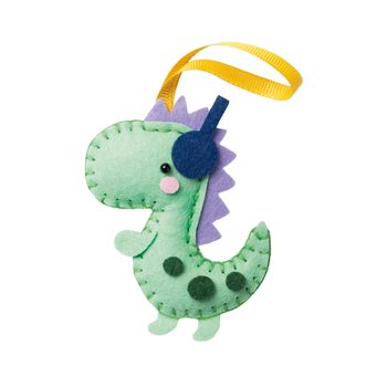 Mini sewing set dinosaur