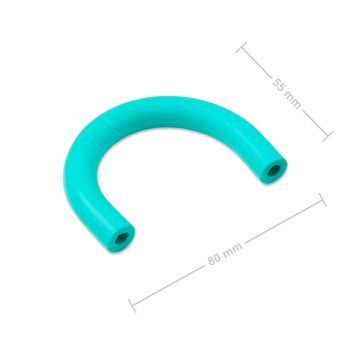 Silicone U-shaped teether Turquoise