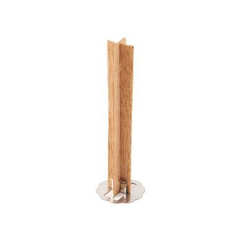 Rose wood candle wick with a metal holder 13x70mm