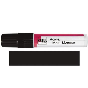 Marker acrilic KREUL XXL negru mat