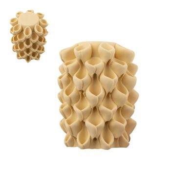 Silicone mould for casting creative clay egg with a bent ear 70 x 70 x 100 mm