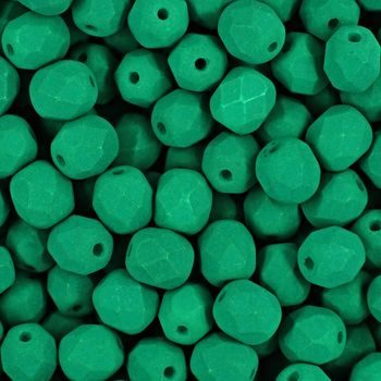 Mărgele șlefuite 6mm Neon Dark Emerald