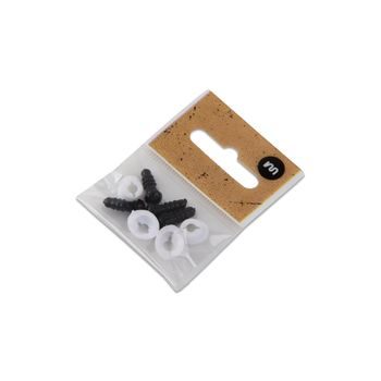 Toy nose 8 x 6 mm with safety lock black