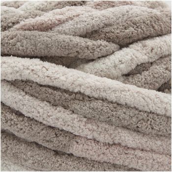 Rico design crochet yarn Chenillove Super Big Print shade 001 cream