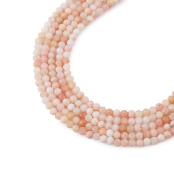 Pink Opal AAA faceted beads 2mm