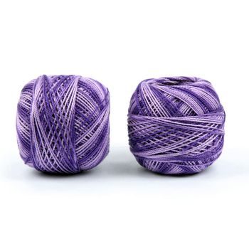 Pearl crochet yarn 85m ombre purple