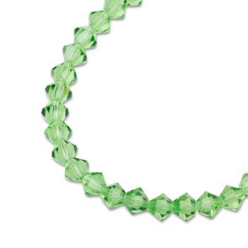 Preciosa MC bead Rondelle 4mm Peridot