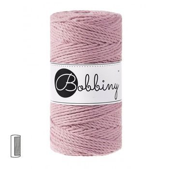 Bobbiny Macramé Rope Regular 3PLY 3mm Dusty pink
