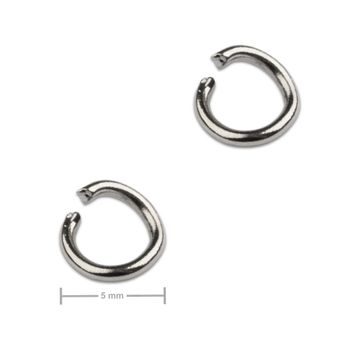 Spojovací kroužek z chirurgické oceli 5 mm