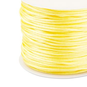 Nylónová saténová šnúra 1,5mm/2m Sunshine Yellow