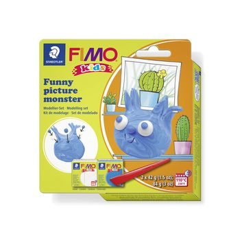 Set FIMO kids Funny blue monster