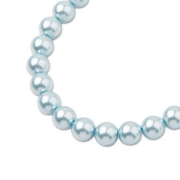 Preciosa perlă rotundă MAXIMA 6mm Pearl Effect Light Blue
