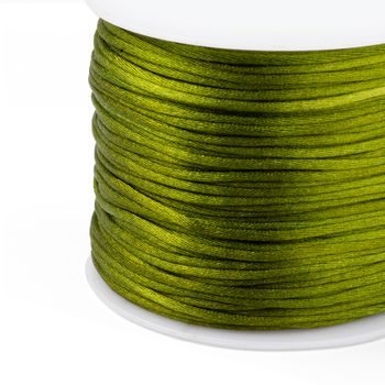 Șnur satinat din nailon 1,5mm/2m Olive Green