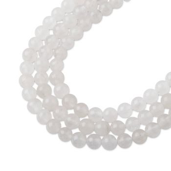 White Jade beads 4mm