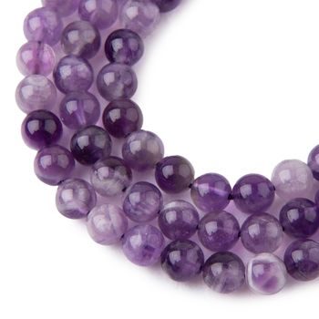 Chevron Amethyst beads 8mm