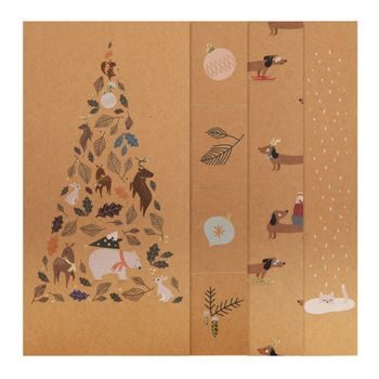 Aluminum foil for embossing 5 sheets 18.5 x 29.7 cm basic colors