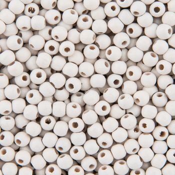 Wooden beads round 4mm natural