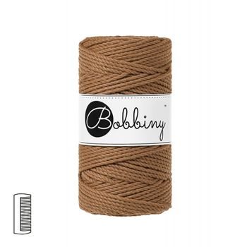 Bobbiny Macramé Cord Regular 3PLY 3mm Caramel