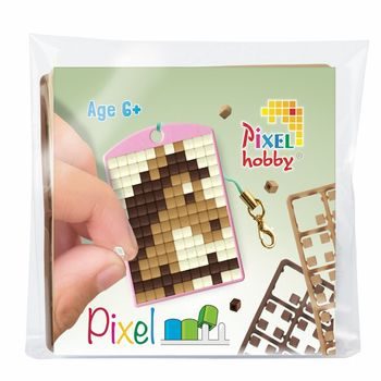 Pixel klíčenka kůň nebo ježek