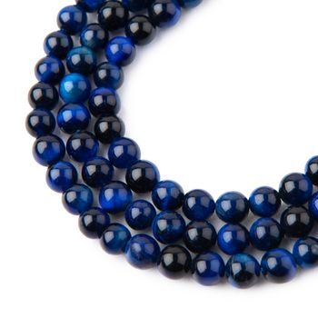 Blue Tiger Eye AA beads 6mm