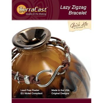 TierraCast quick kit bracelet Lazy Zigzag