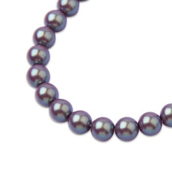 Preciosa perlă rotundă MAXIMA 8mm Pearlescent Violet