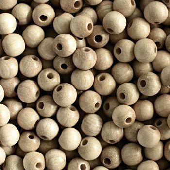 Wooden raw beads 40mm