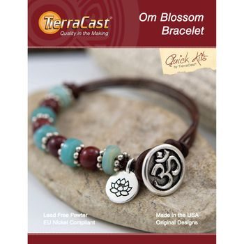 TierraCast quick kit bracelet Om Blossom